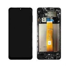 Tela Modulo Frontal Display Samsung A12 A125f C/ Aro Novo